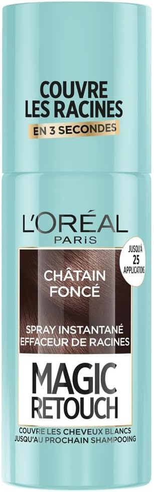 L’Oréal Paris - Spray Instantané Correcteur de Racines Châtain Foncé 75ml